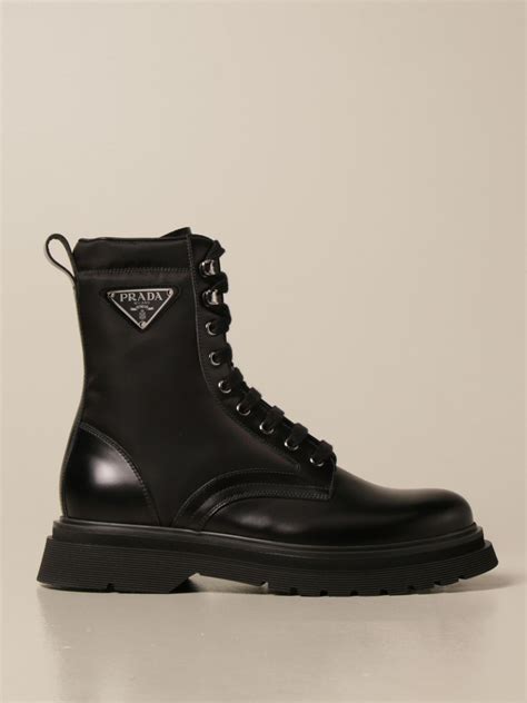 prada men tricolour boots|prada ankle boots men's.